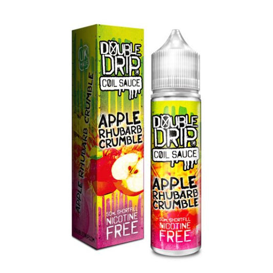 double drip apple rhubarb crumble shortfill e-liquid